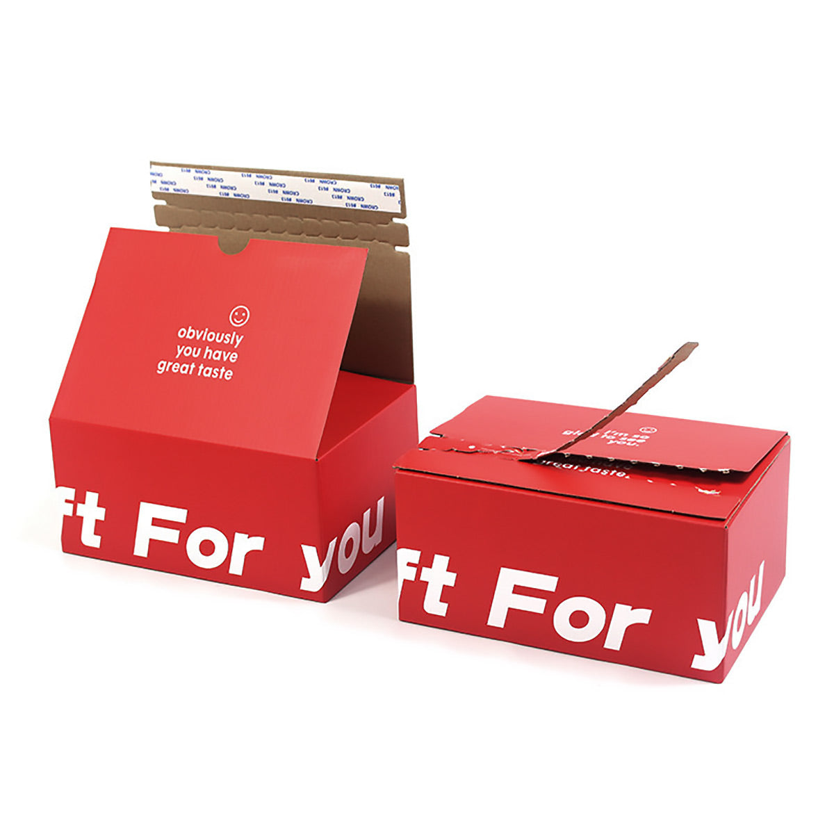 10PCS Zipper Corrugated Cardboard Shipping Boxes