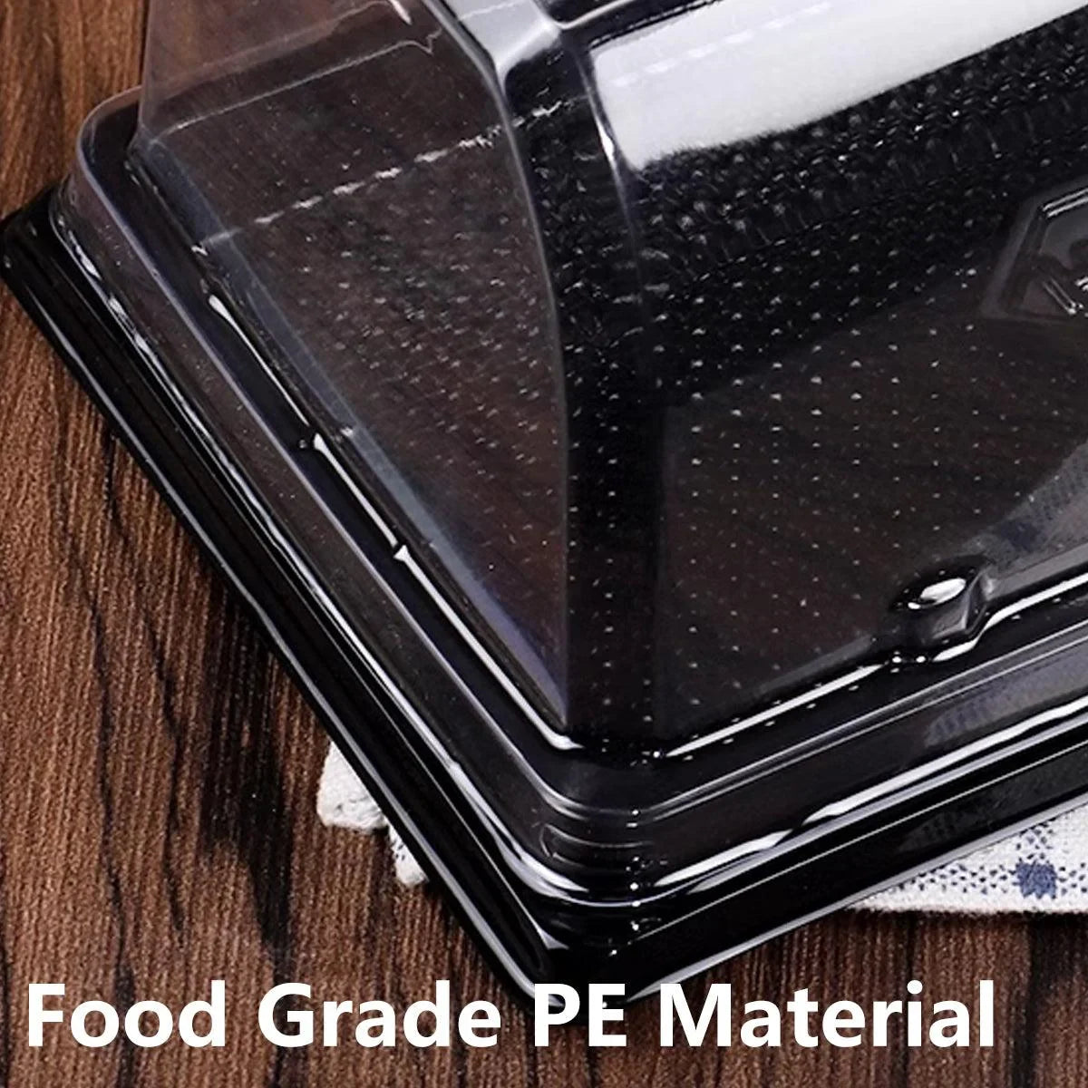 Transparent Long Arch Cake Box 100PCS