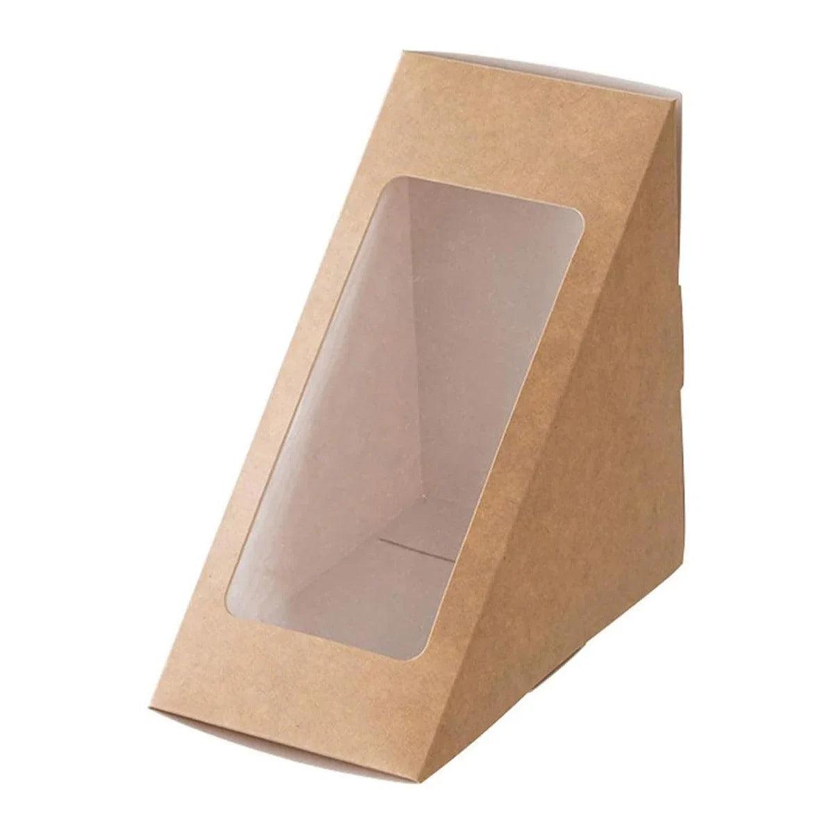 Sandwich Box Paper Container with Window 100PCS