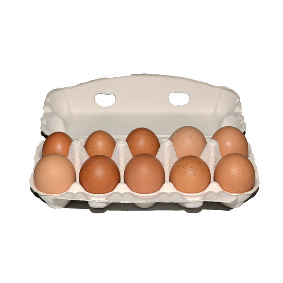 150PCS 10 Slot Paper Egg Trays Molded Pulp Stackable for Egg Packaging