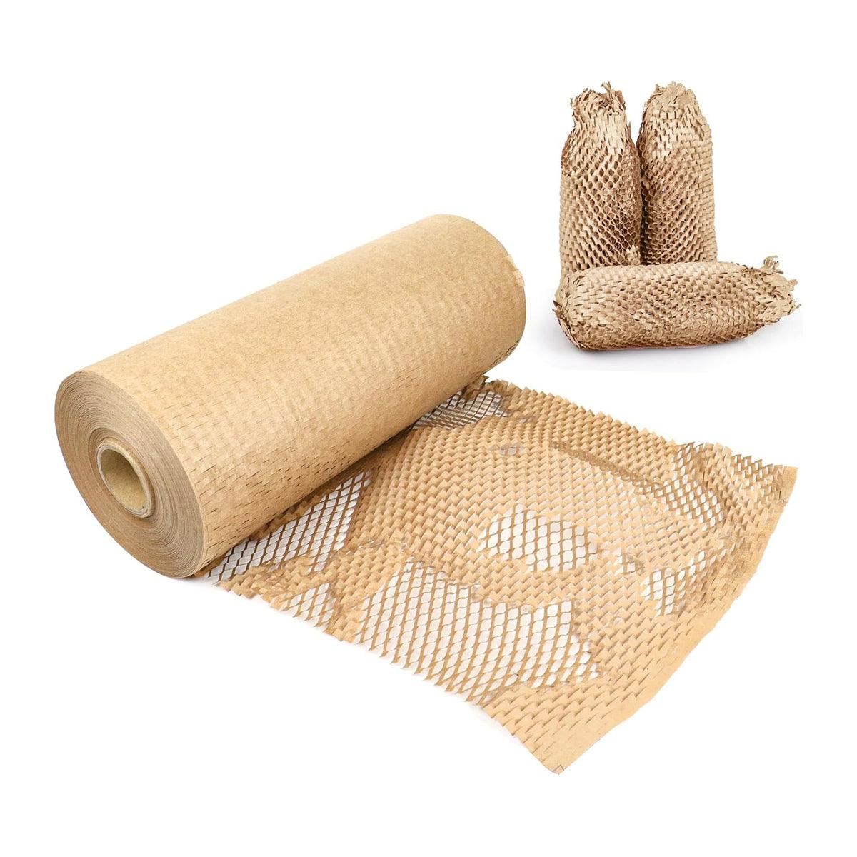 Honeycomb Kraft Paper Roll Shockproof Cushioning 1Roll