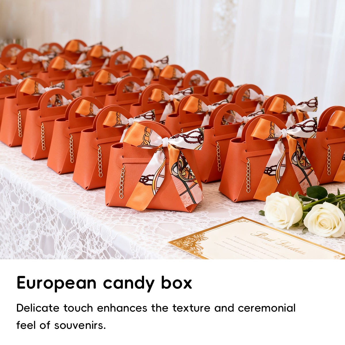 20PCS Handheld Wedding Candy Bags Elegant Party Favor Packaging
