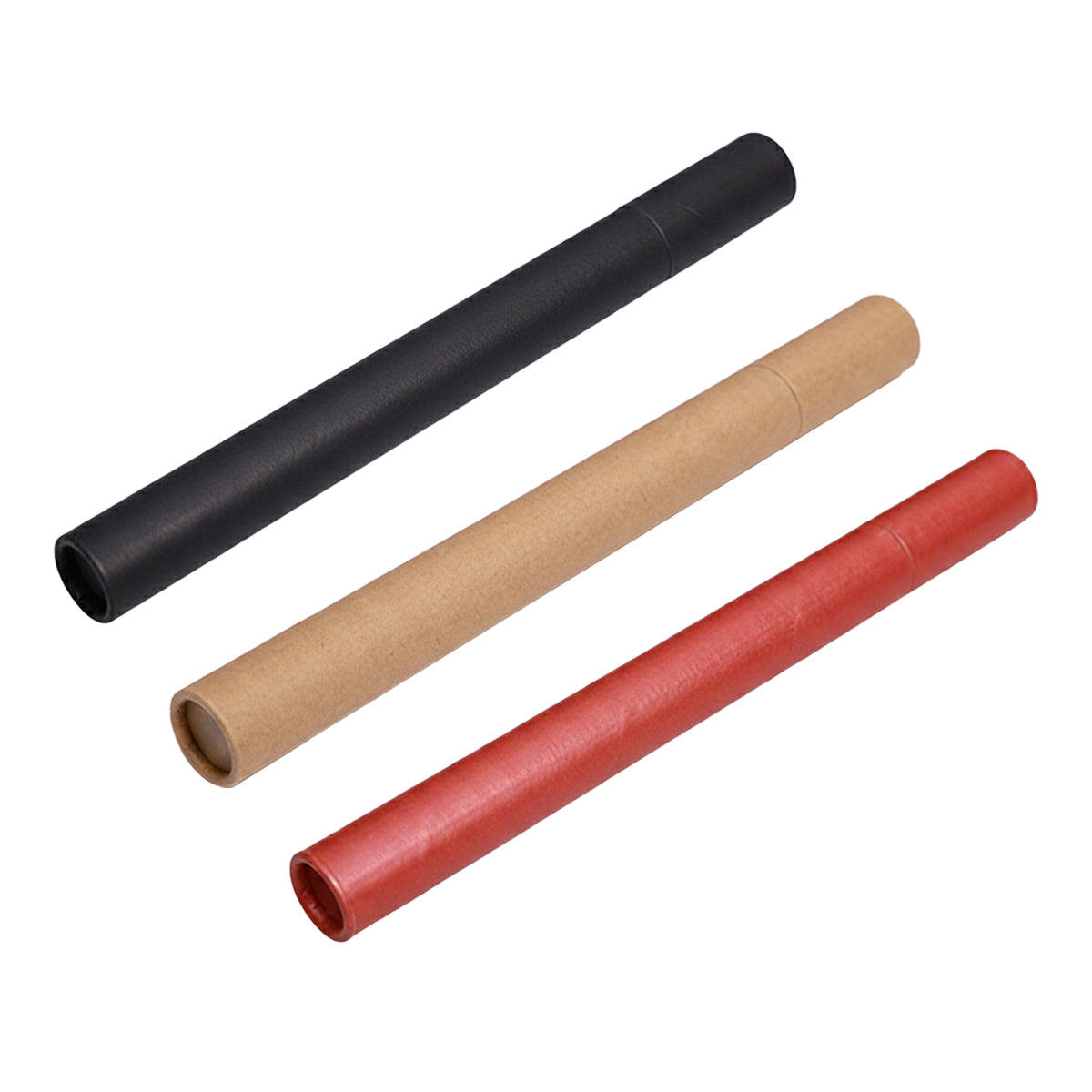 20PCS Kraft Paper Storage Tubes Moisture Resistant Cylindrical Packaging