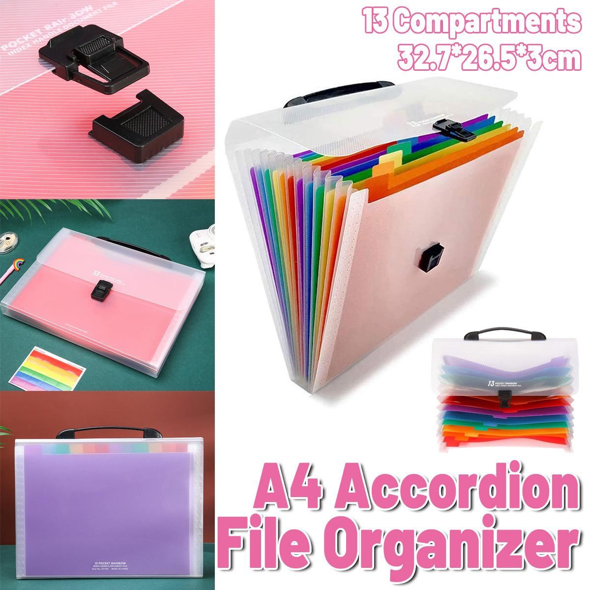 A4 Folder Large Capacity Portable File Bag 1Pack