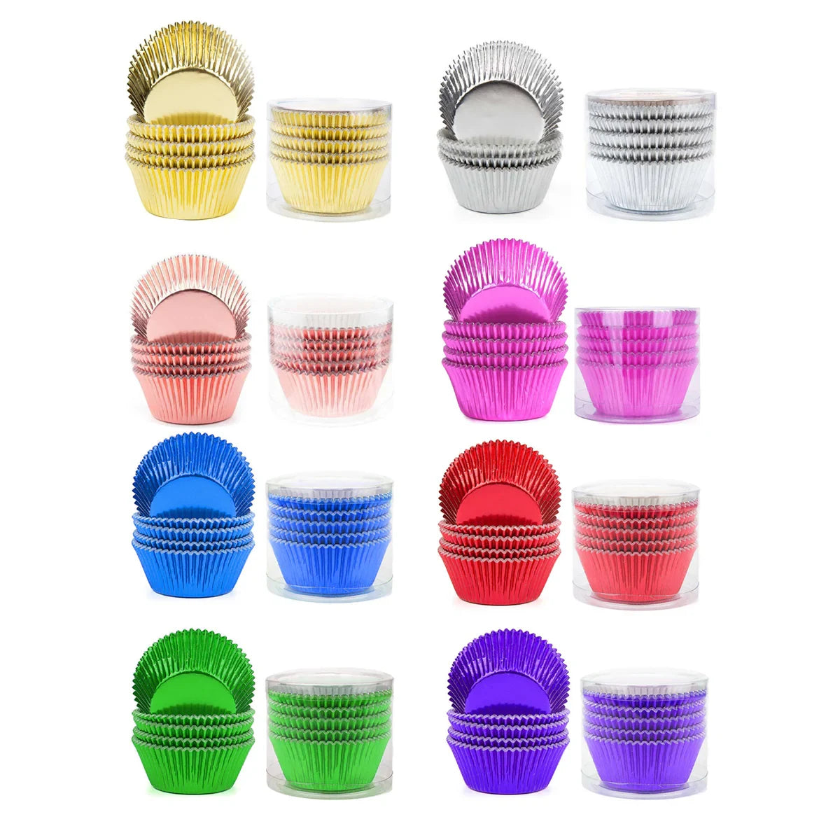 200pcs Colored Baking Paper Cupcake Muffin Liners