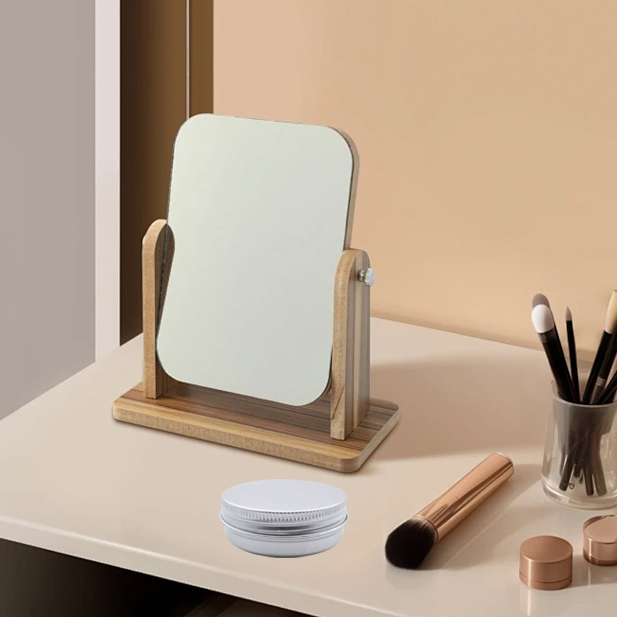 Threaded Round Aluminum Gift Box Packaging Case for Tea Candy Gifts