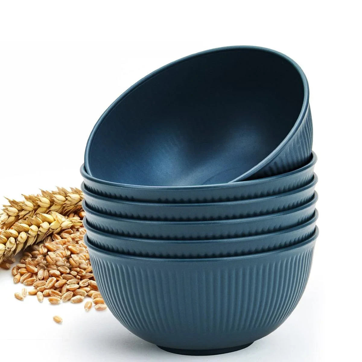 26oz Wheat Straw Soup Bowl Set 6PCS
