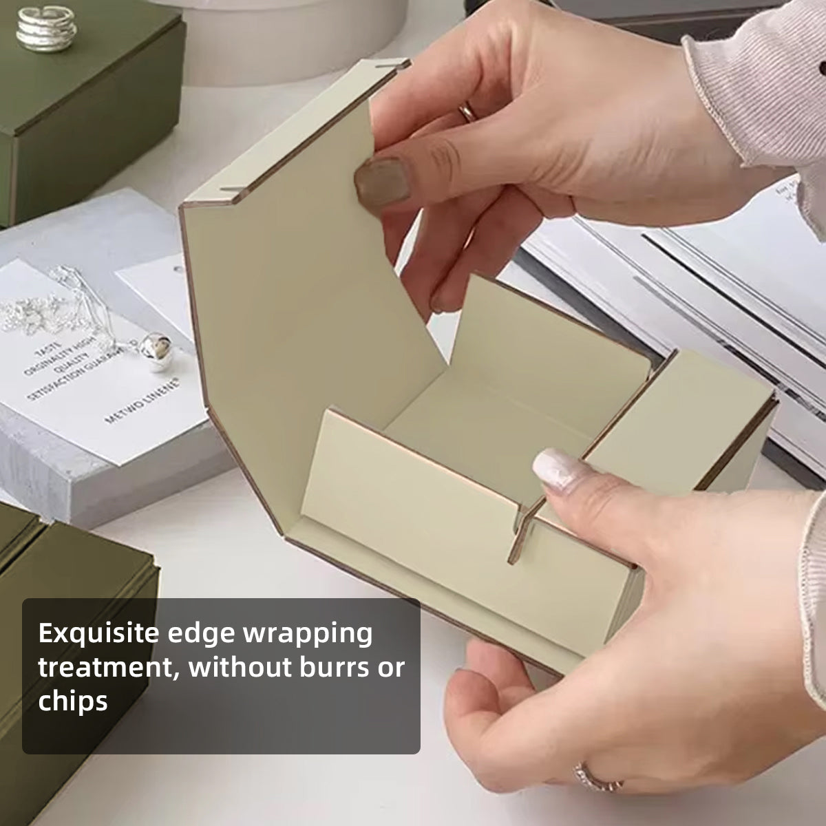 10PCS Folding Gift Boxes Durable Decorative for Party Wedding