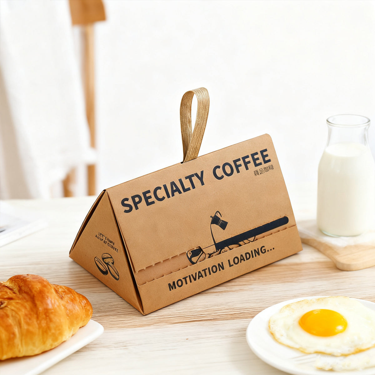 10PCS Triangle Gift Coffee Boxes Kraft Party Favor Wedding Packaging