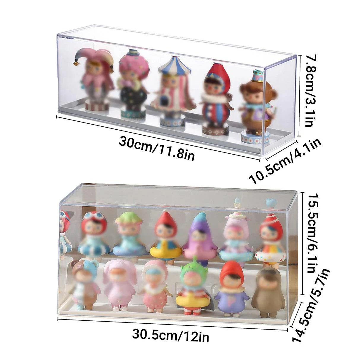 Display Storage Box Transparent 1Pack
