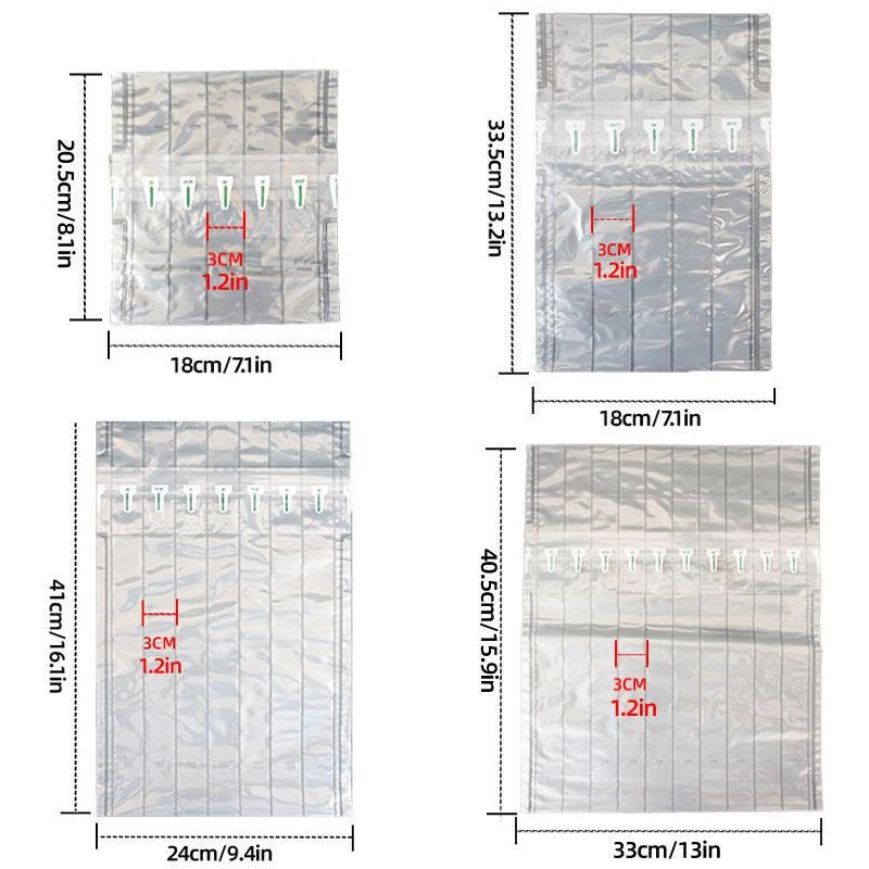 Bubble Packing Wrap Suit – 100 Pieces Air Column Packaging