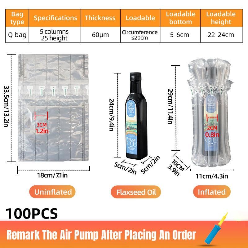 Bubble Packing Wrap Suit – 100 Pieces Air Column Packaging