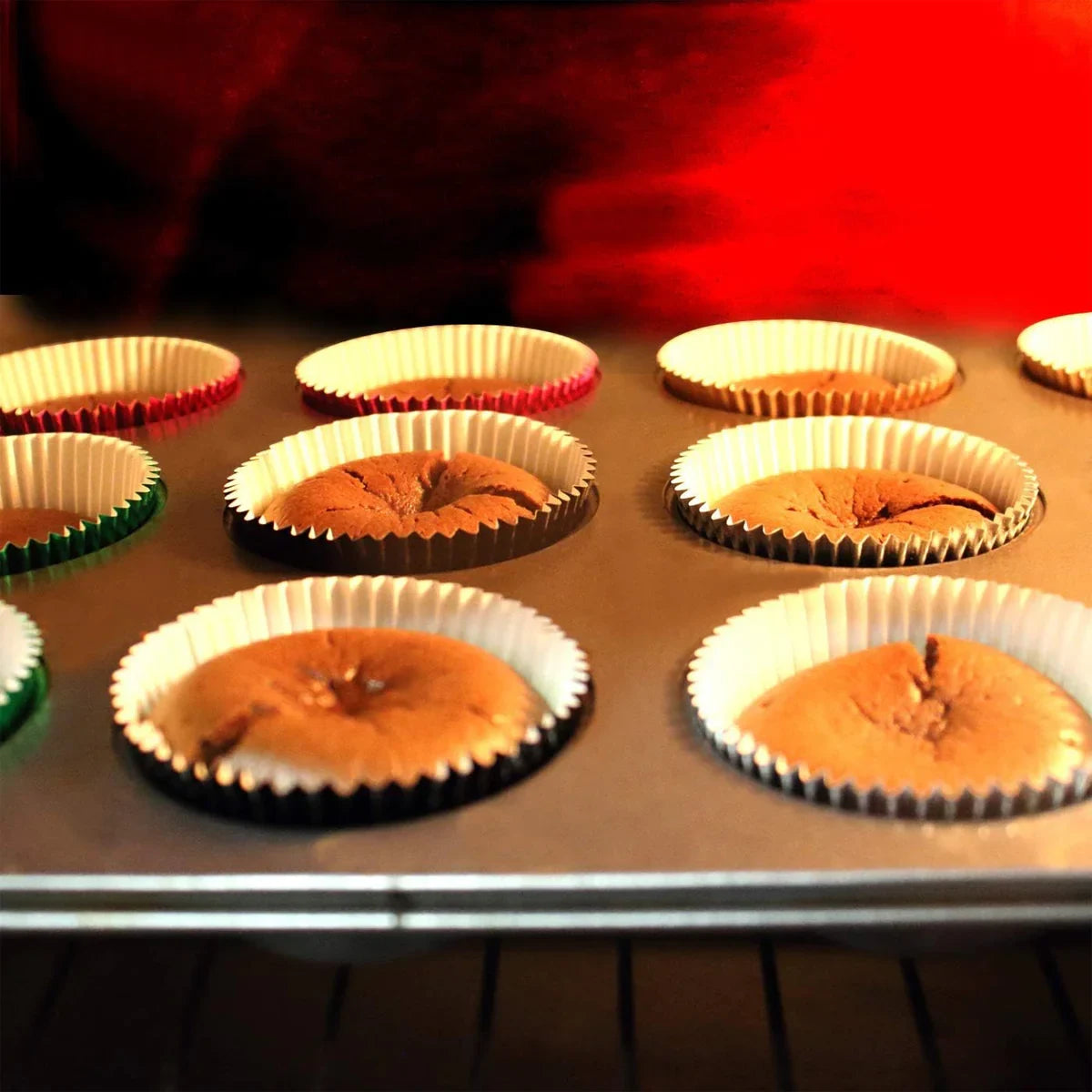 200pcs Colored Baking Paper Cupcake Muffin Liners