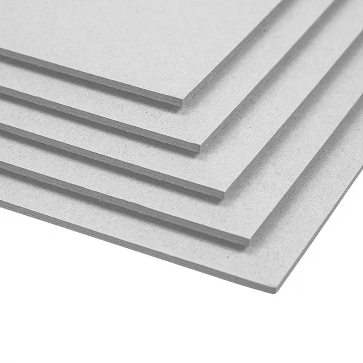 100 Pcs A5 Hard Cardboard Grey Board Printable Packaging Paper