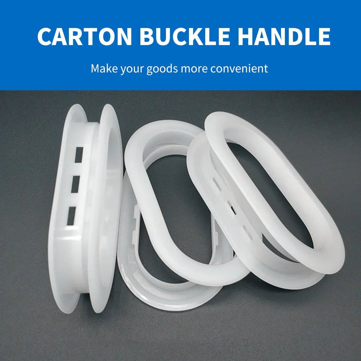 Plastic Carton Handle Durable Box Grip Holder 100PCS