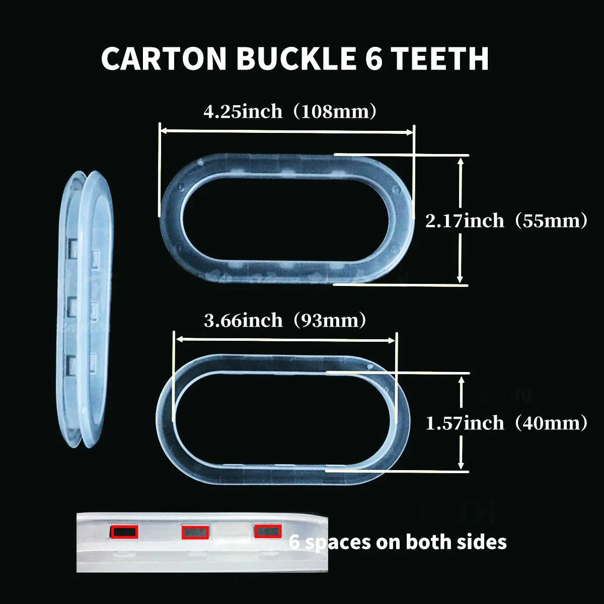 Plastic Carton Handle Durable Box Grip Holder 100PCS