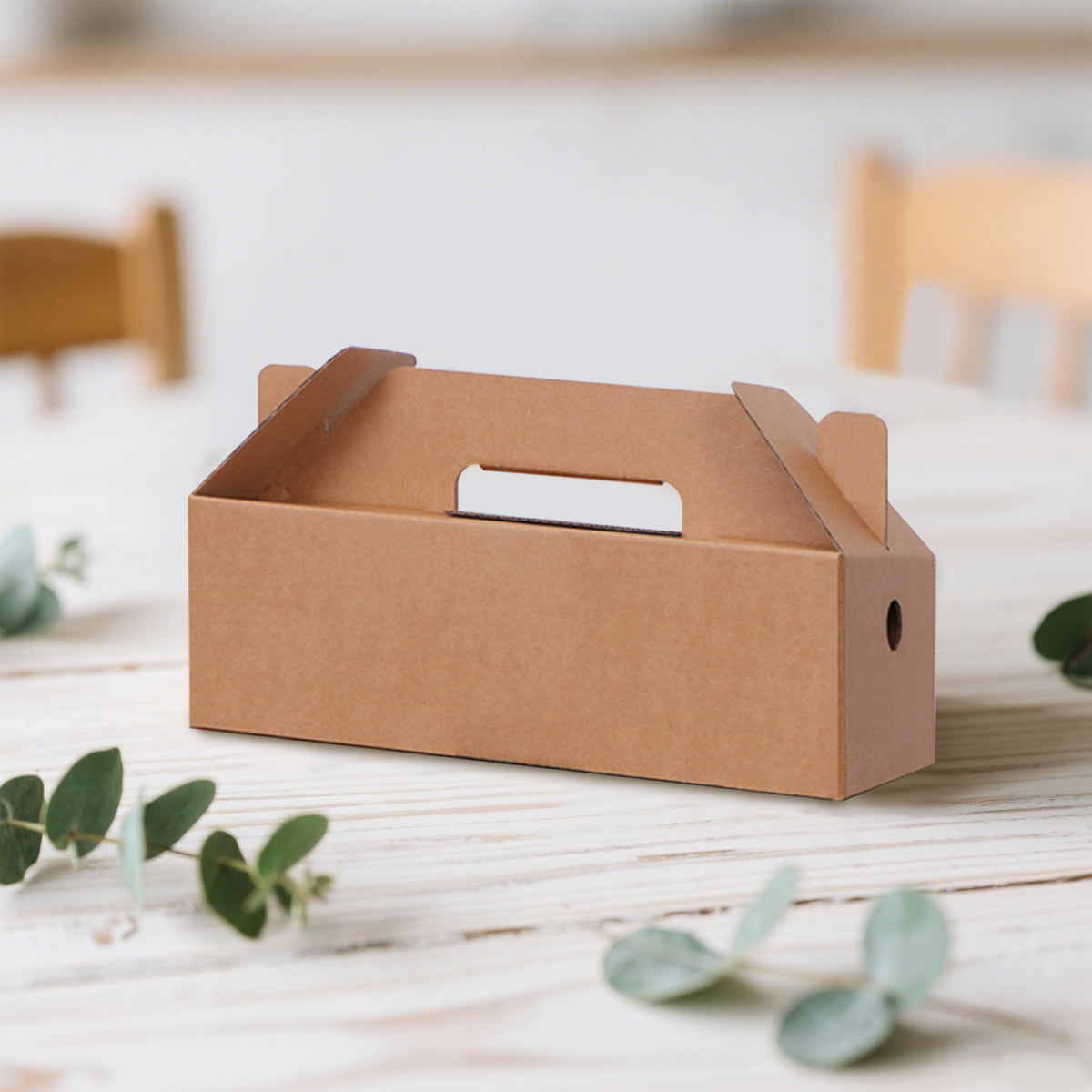 Kraft Paper Gift Box Durable Packaging for Birthday Wedding