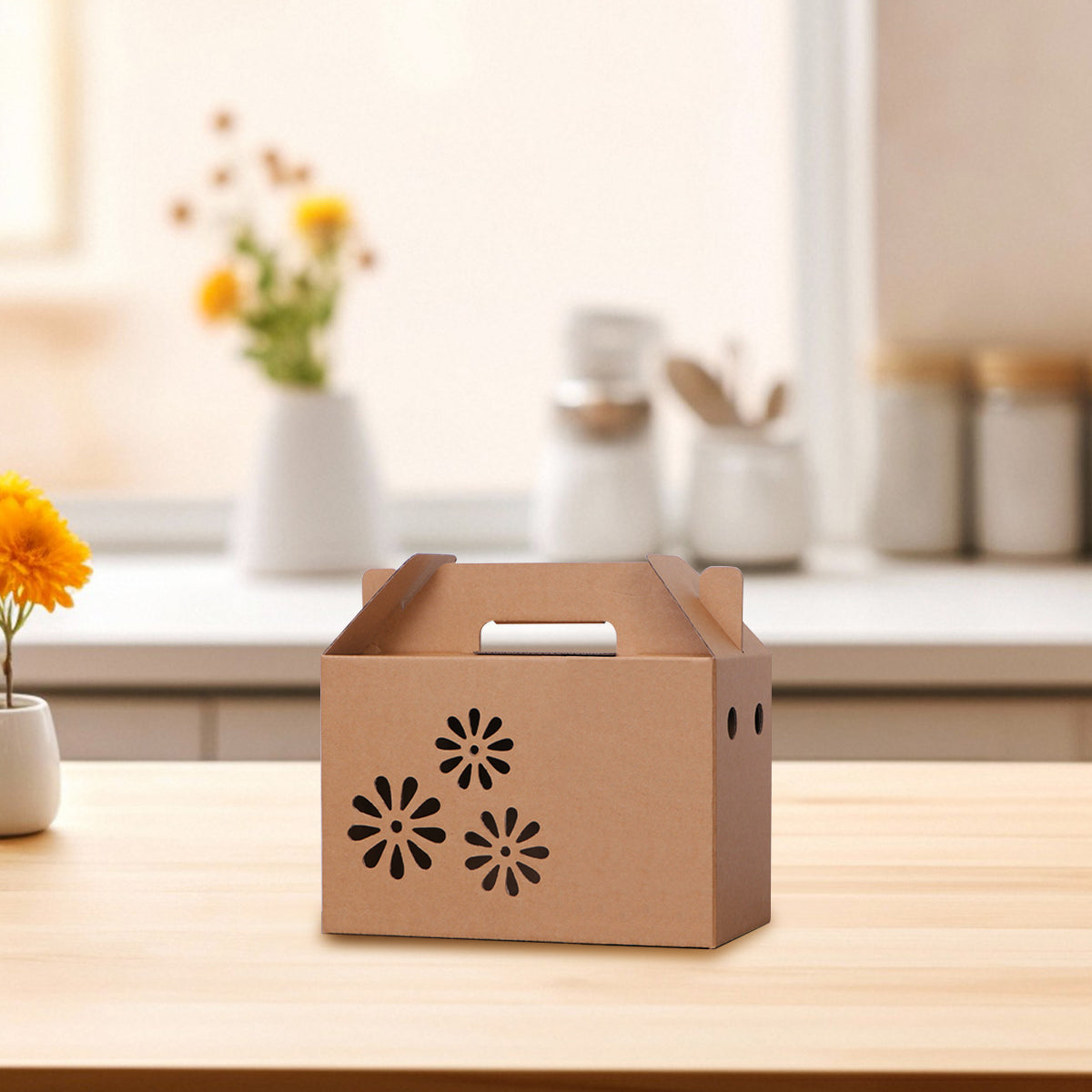 Kraft Paper Gift Box Durable Packaging for Birthday Wedding