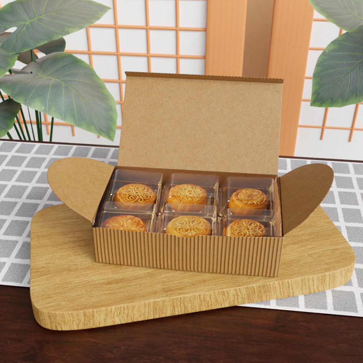 20 Pcs Corrugated Paper Gift Boxes Recyclable Eco Friendly for Gifts