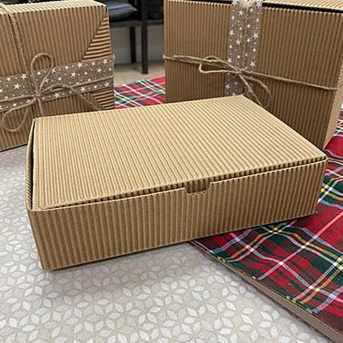 20 Pcs Corrugated Paper Gift Boxes Recyclable Eco Friendly for Gifts