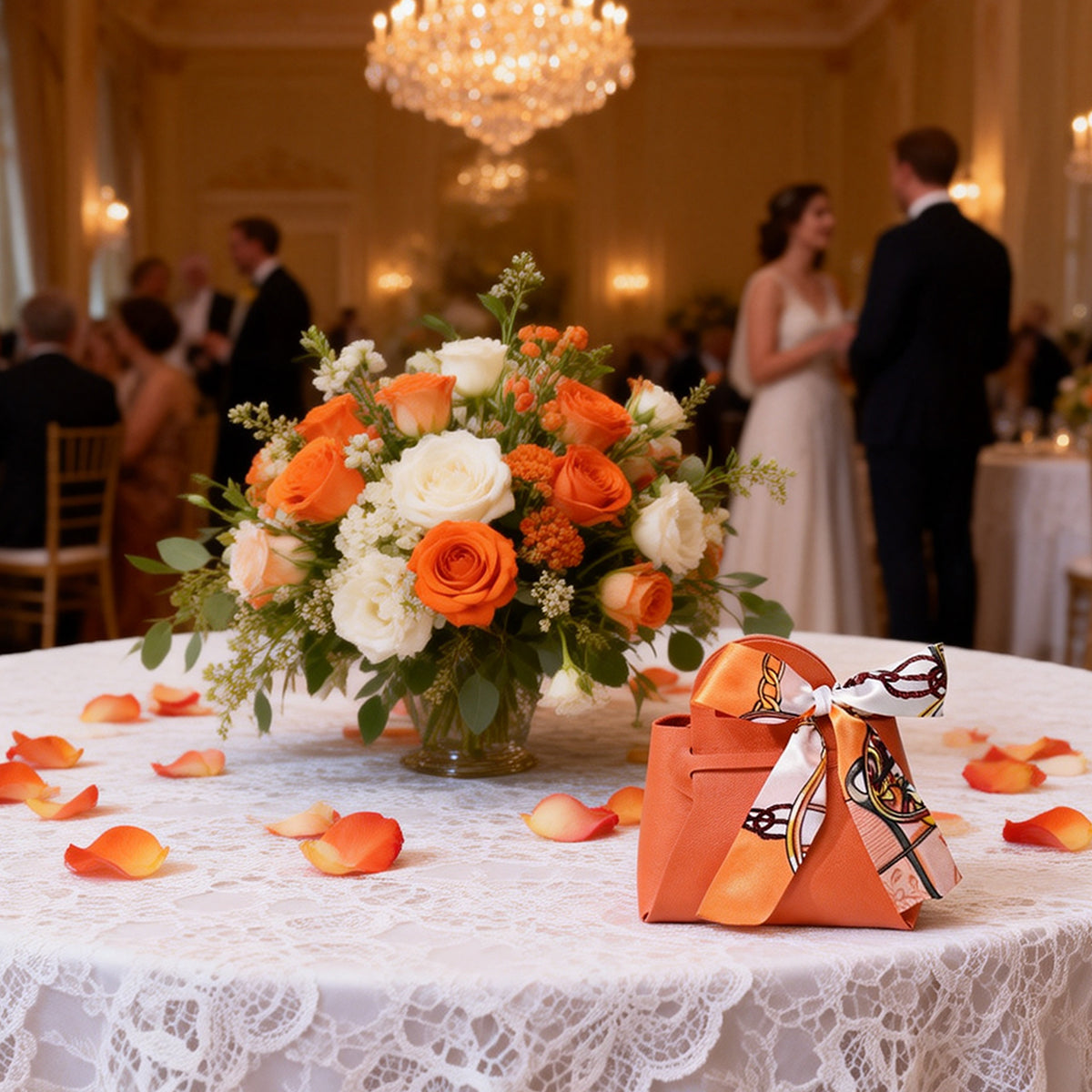 20PCS Handheld Wedding Candy Bags Elegant Party Favor Packaging