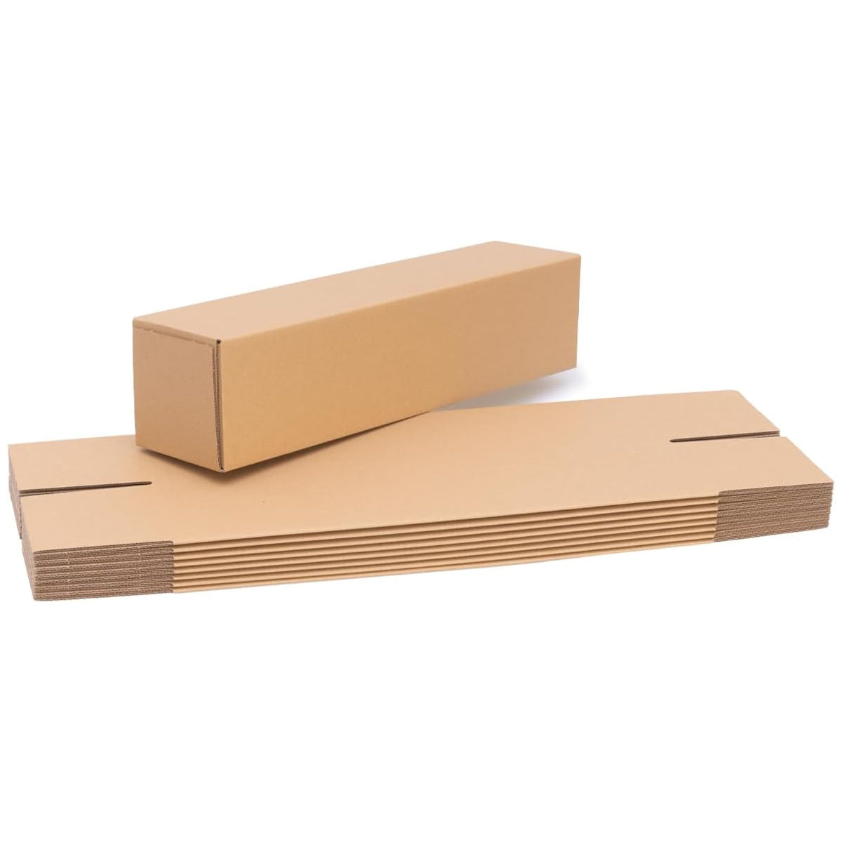 50PCS Long Strip Carton Shipping Boxes Sturdy Paper