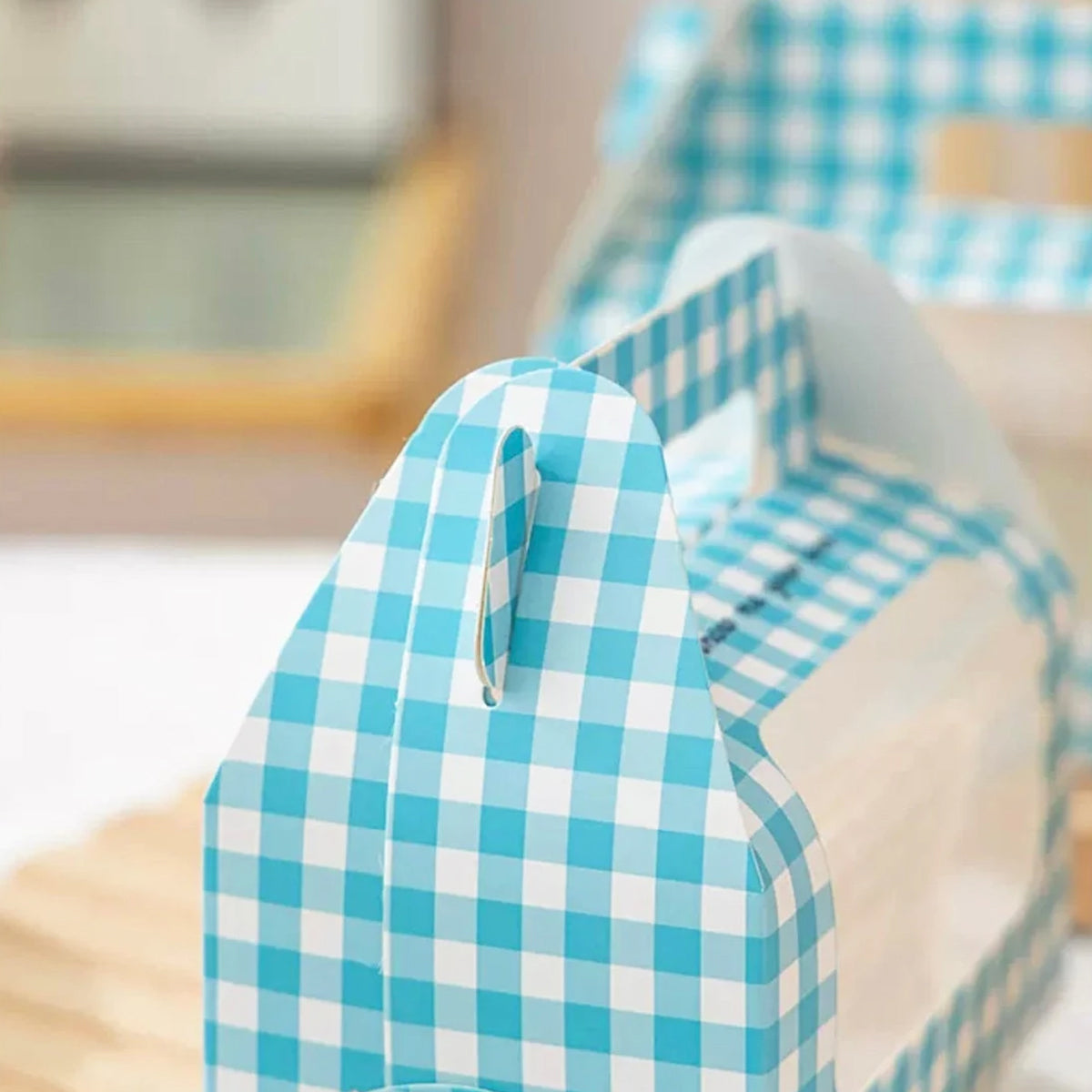 20 Pcs Handheld Dessert Packaging Boxes Windowed Anti Crush Cakes Cookies