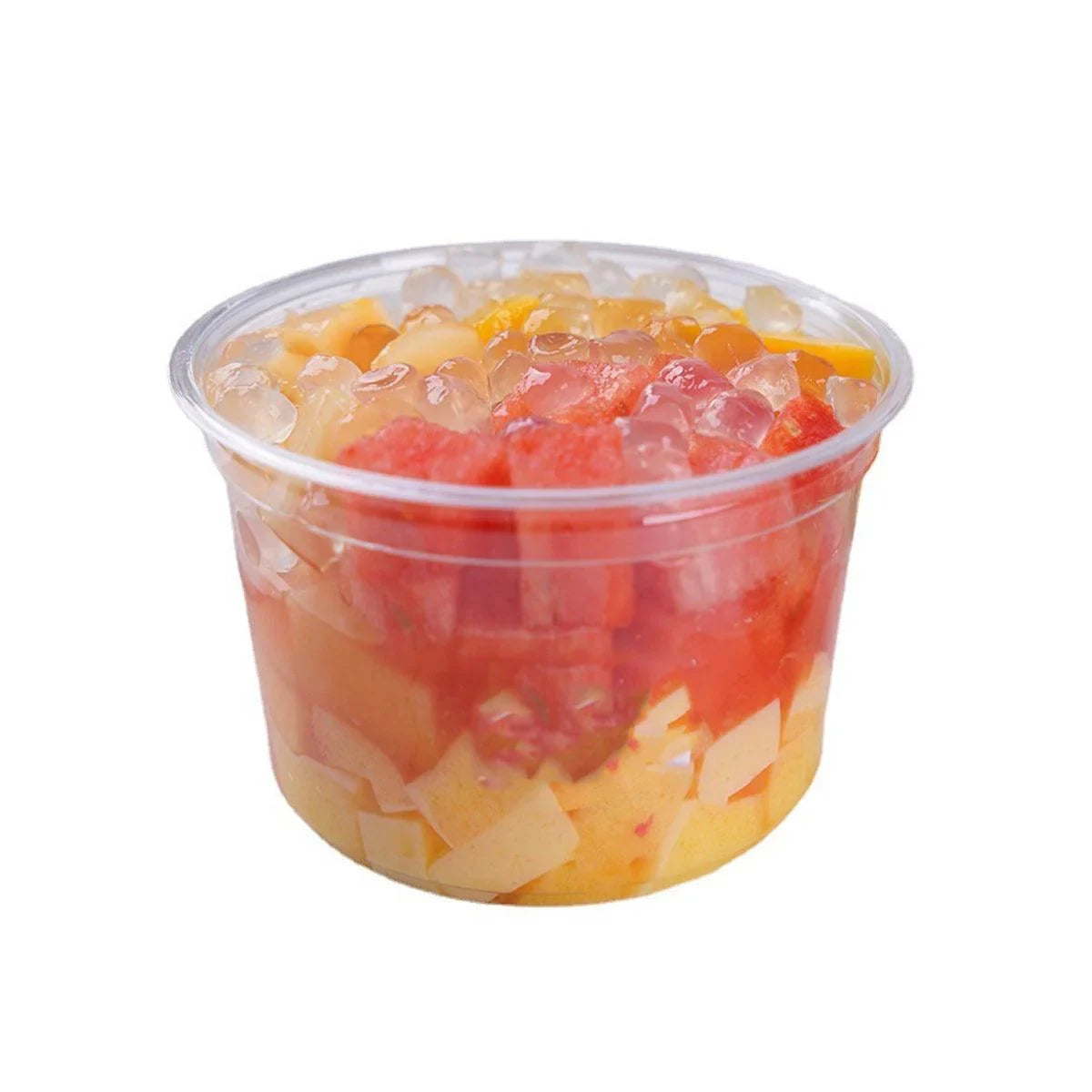 Dessert Bowls PET Plastic Leak Proof Transparent Disposable Containers
