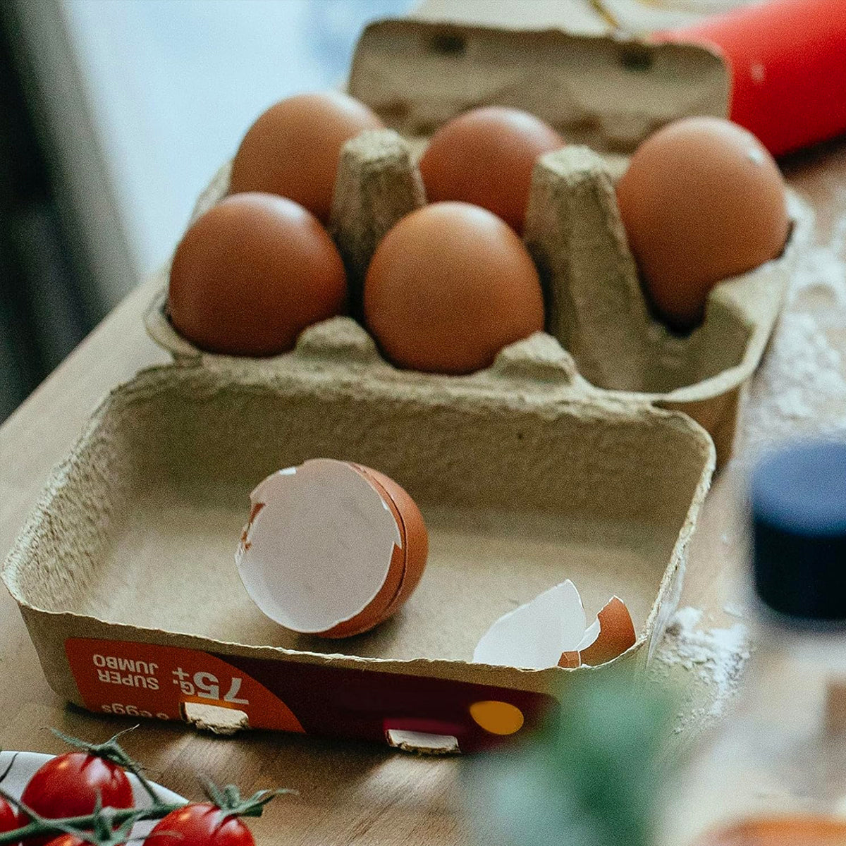 50 Pcs Egg Tray Box 6 8 10 Grid Shockproof Safe Food Storage