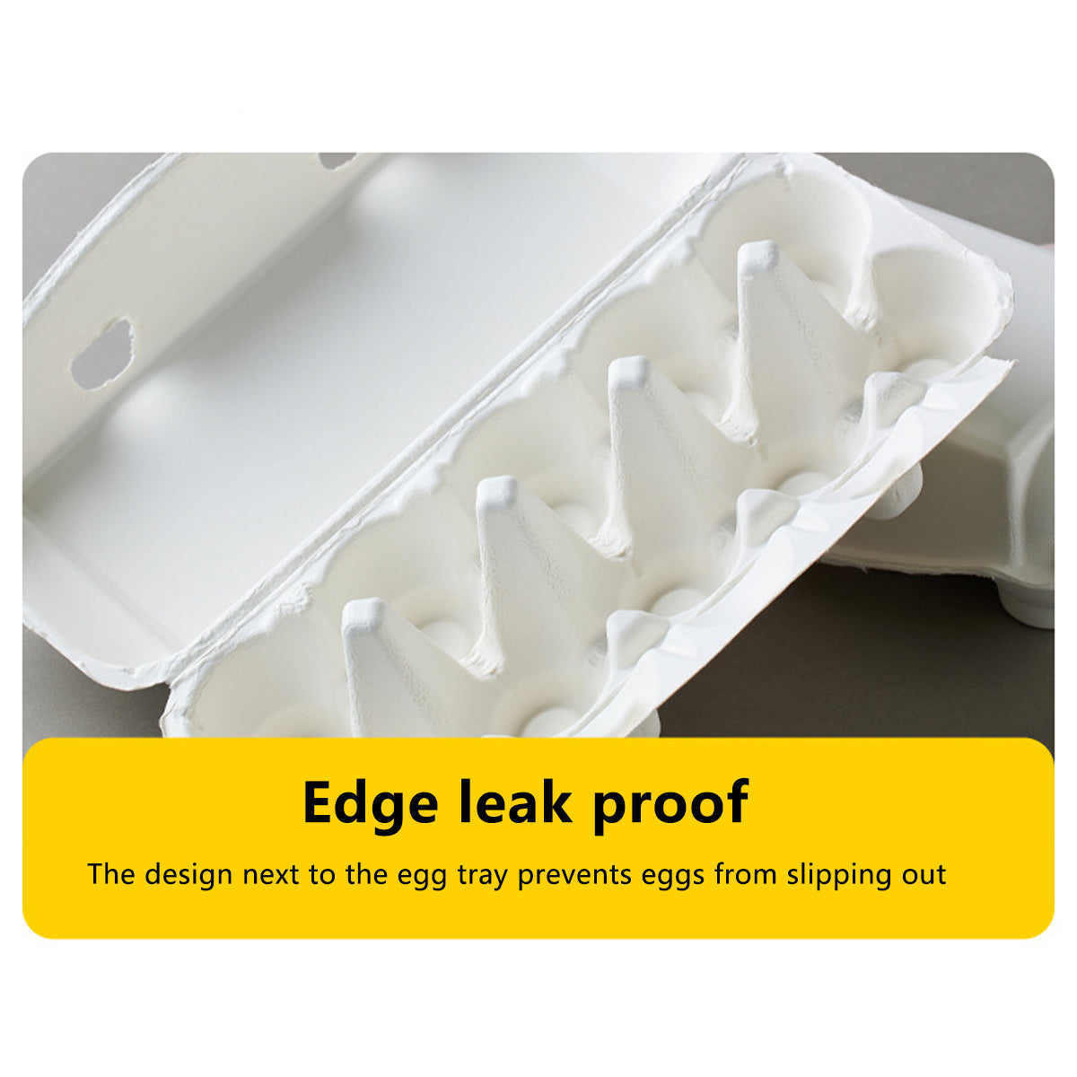 30PCS Pulp Egg Racks Leak-Proof Stackable Egg Storage Trays