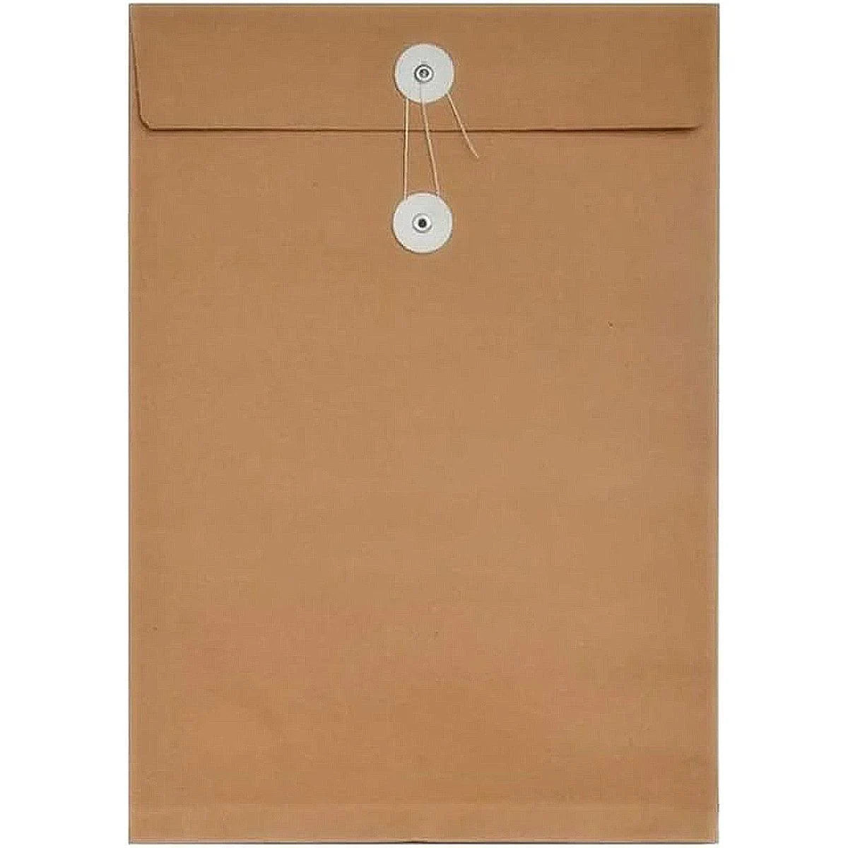 Envelope File Folders – Durable Kraft Paper with Secure String-Tie Closure