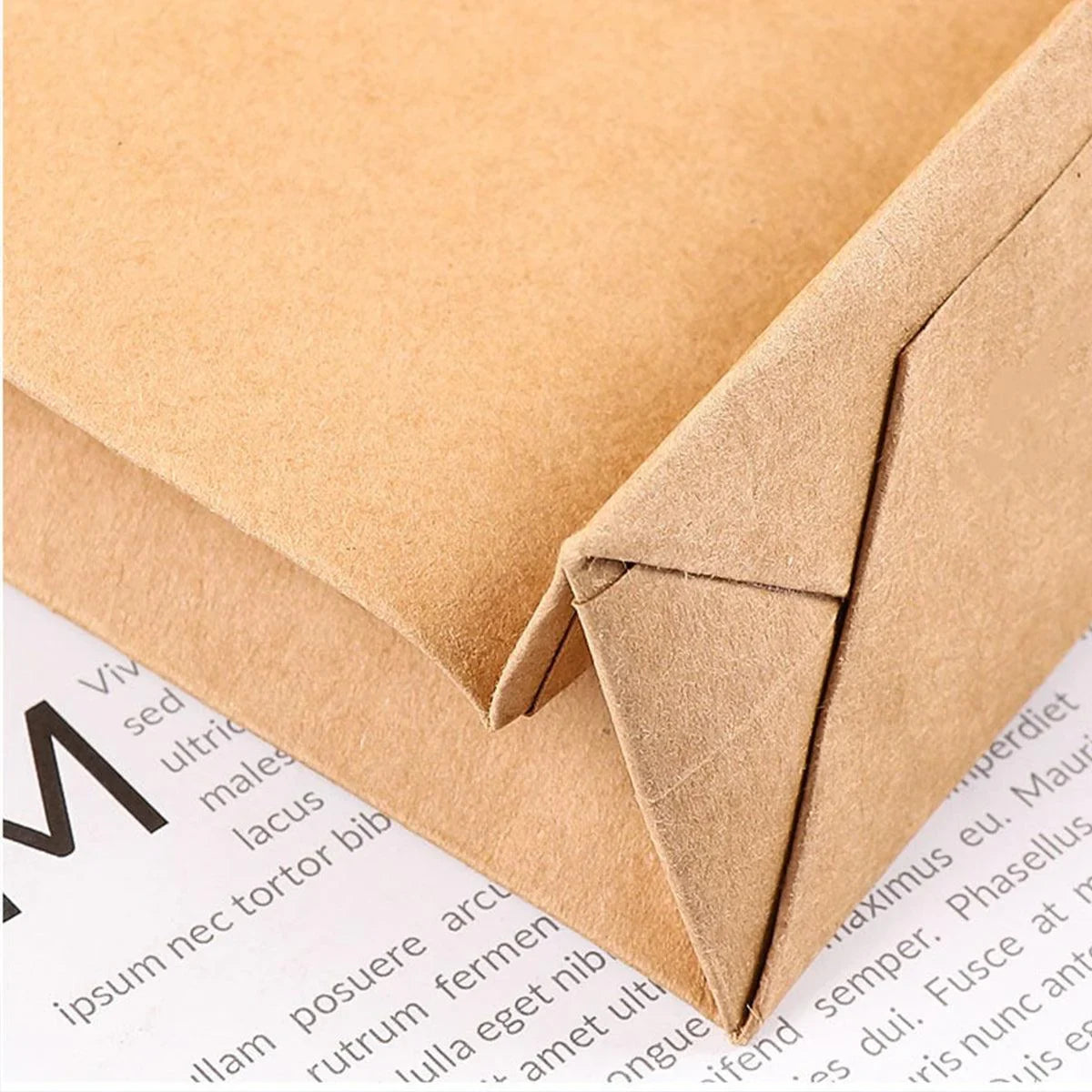 Envelope File Folders – Durable Kraft Paper with Secure String-Tie Closure