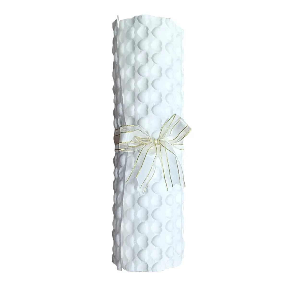 Embossed Kraft Paper Packaging Sheet White Gift Wrap