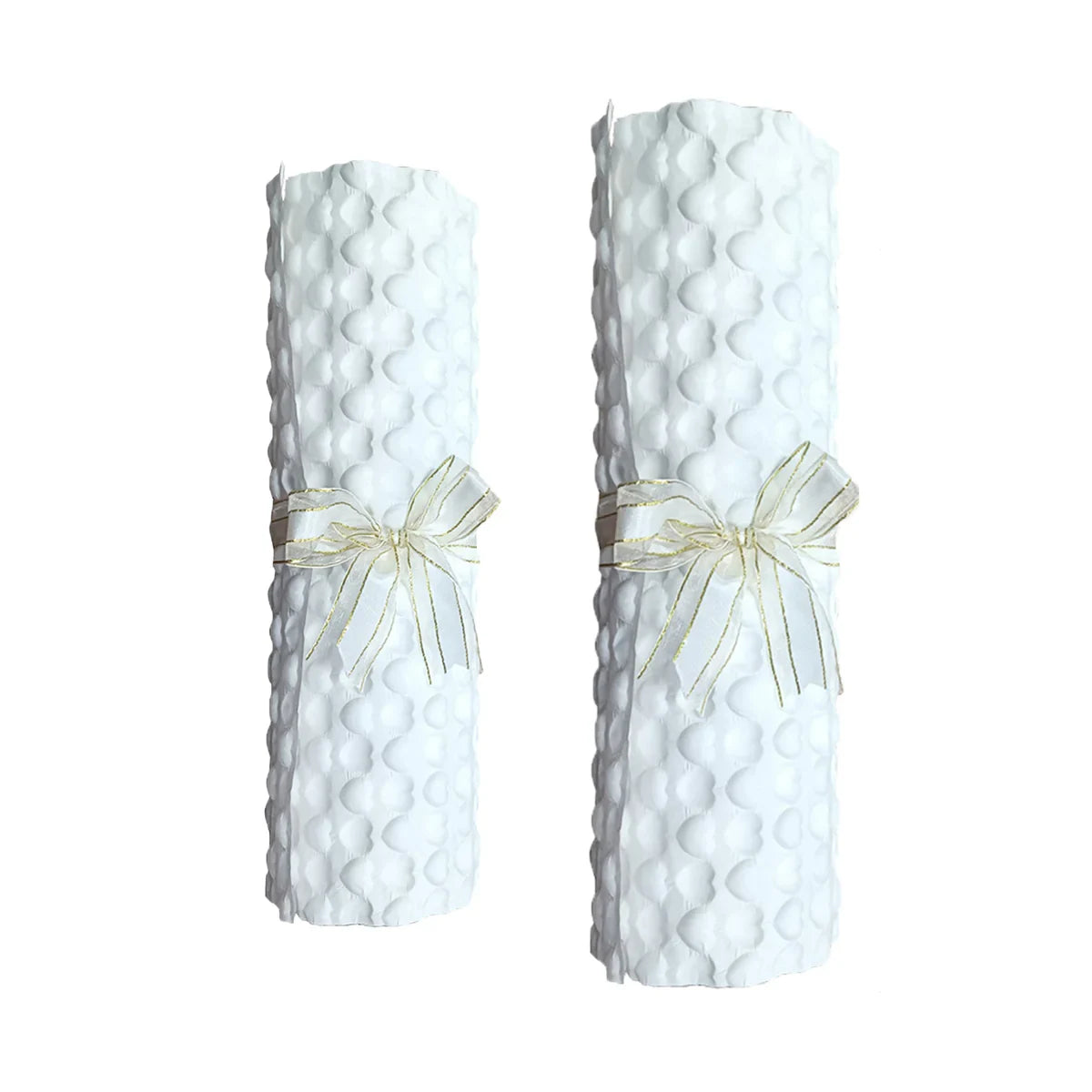 Embossed Kraft Paper Packaging Sheet White Gift Wrap