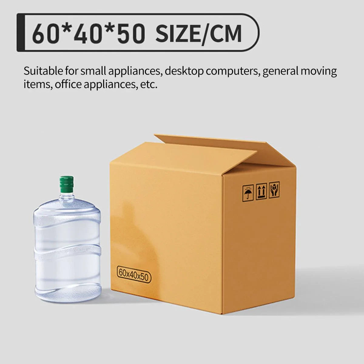 Cardboard Moving Boxes Packing Carton 3Sizes