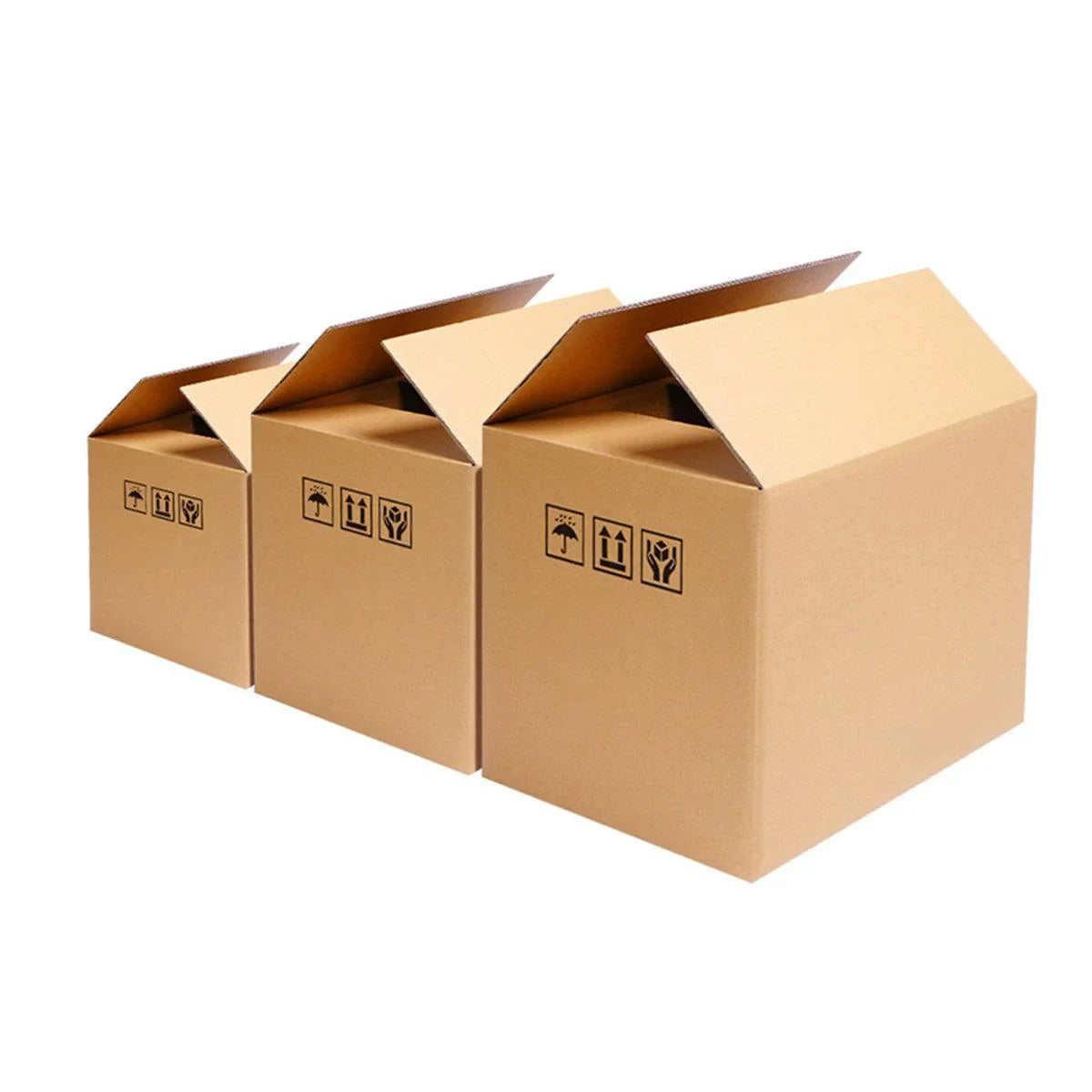 Cardboard Moving Boxes Packing Carton 3Sizes