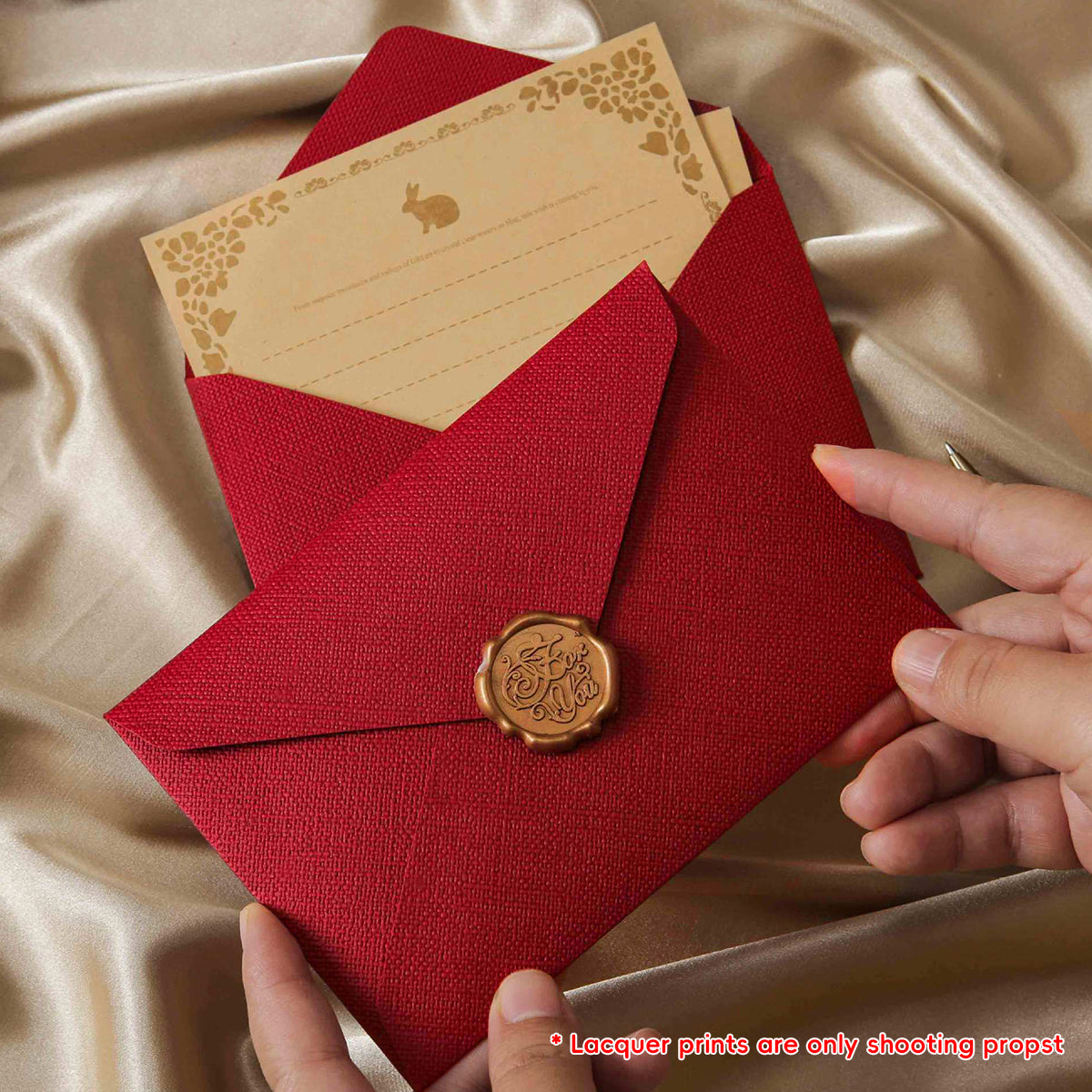30PCS Thickened Linen Envelopes 250gsm for Invitation Cards