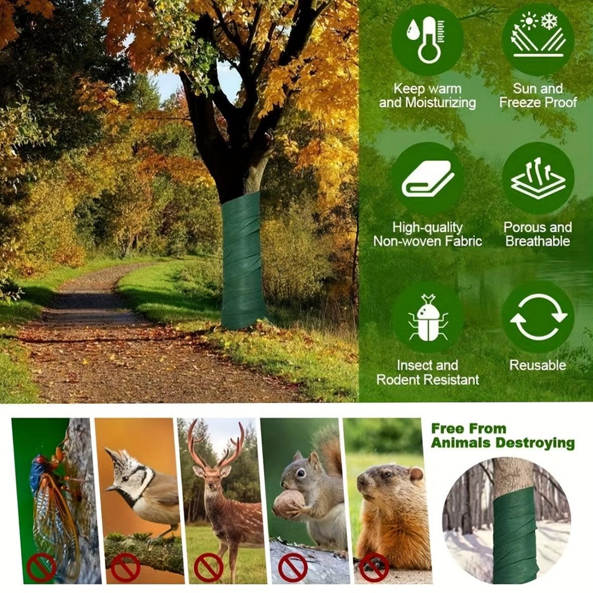 Tree Cold Protective Wrap Insulating Cloth 2PCS