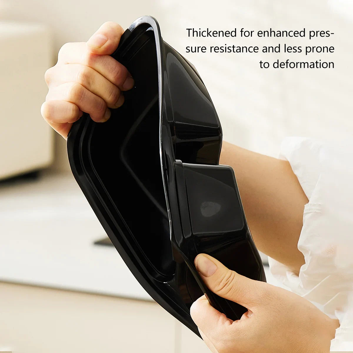 50pcs Disposable Lunch Box 900ml Microwaveable Meal Prep