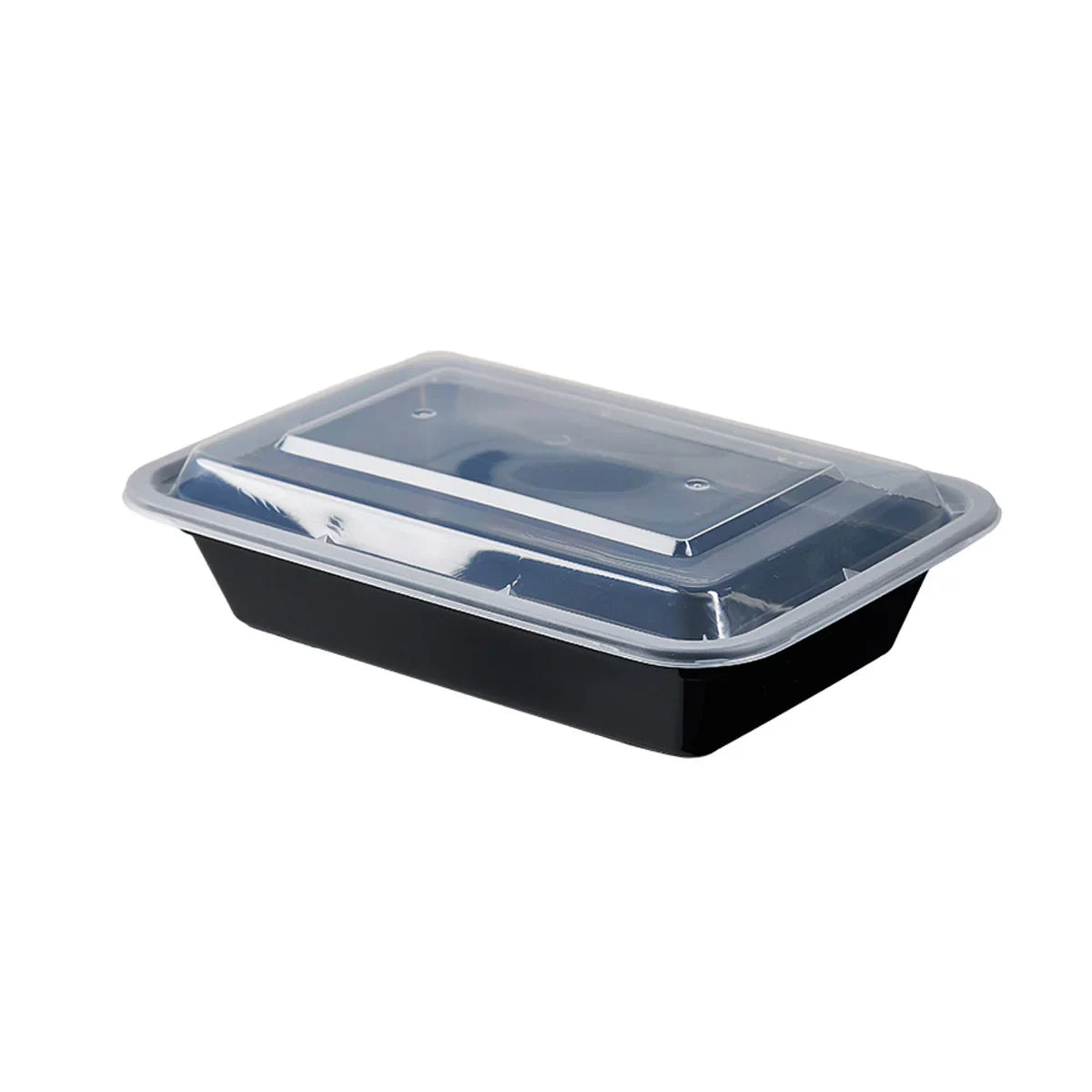 50pcs 830ml Disposable Lunch Box Rectangular Food Container