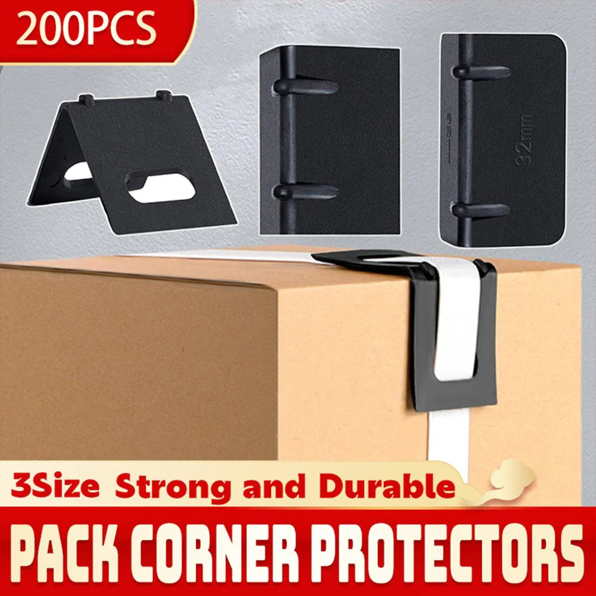 Furniture Corner Protector L-Shaped Packing Buckles for Furniture & Cartons