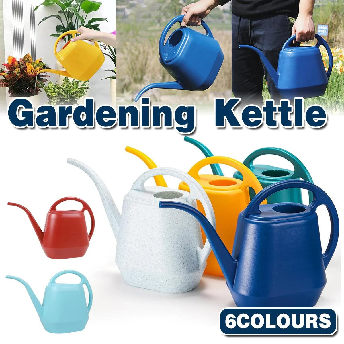 4L Long Spout Watering Can Gardening Tool 1Pack