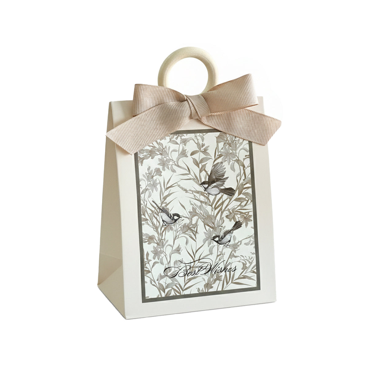 50PCS French Forest Theme Gift Bags 3Colours for Party Packing