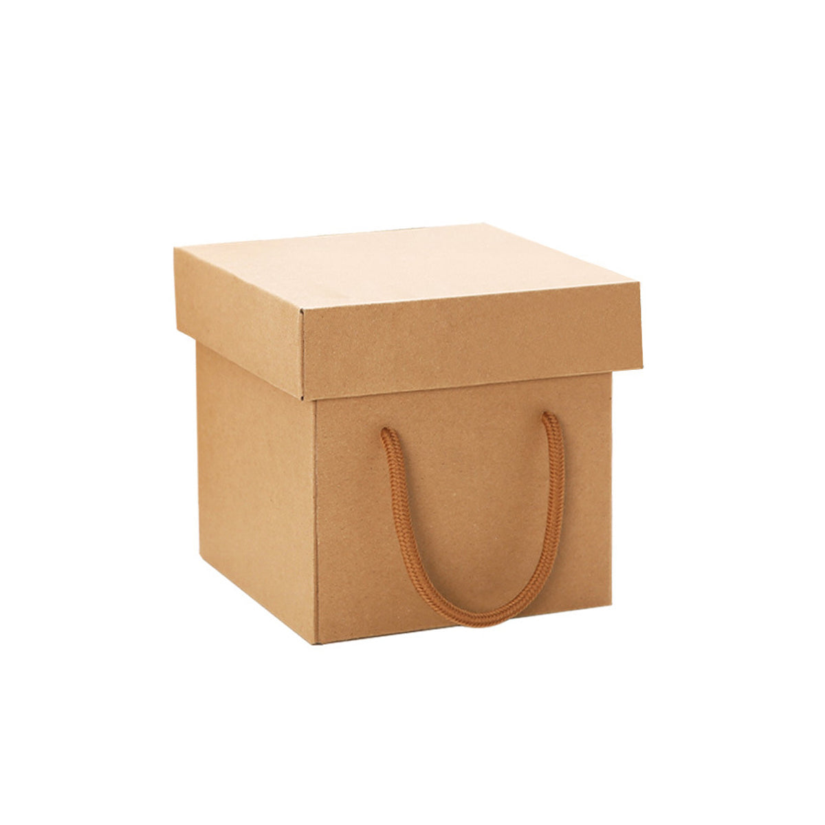 10PCS Kraft Paper Gift Box Recyclable Durable for Birthday Christmas Wedding