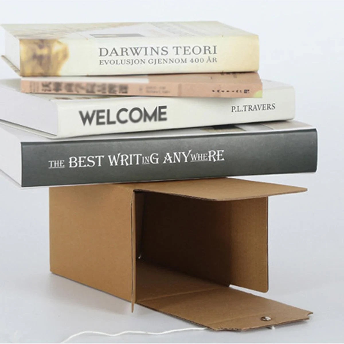 Gift Box Packaging Kraft Corrugated Paper Foldable Storage Boxes