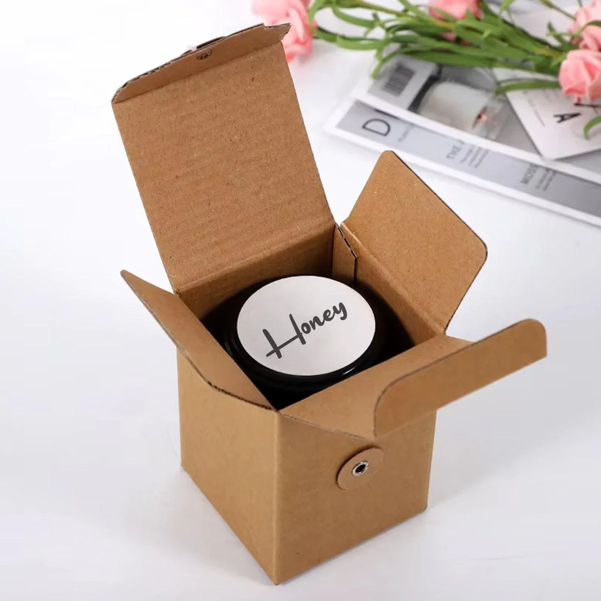 Gift Box Packaging Kraft Corrugated Paper Foldable Storage Boxes