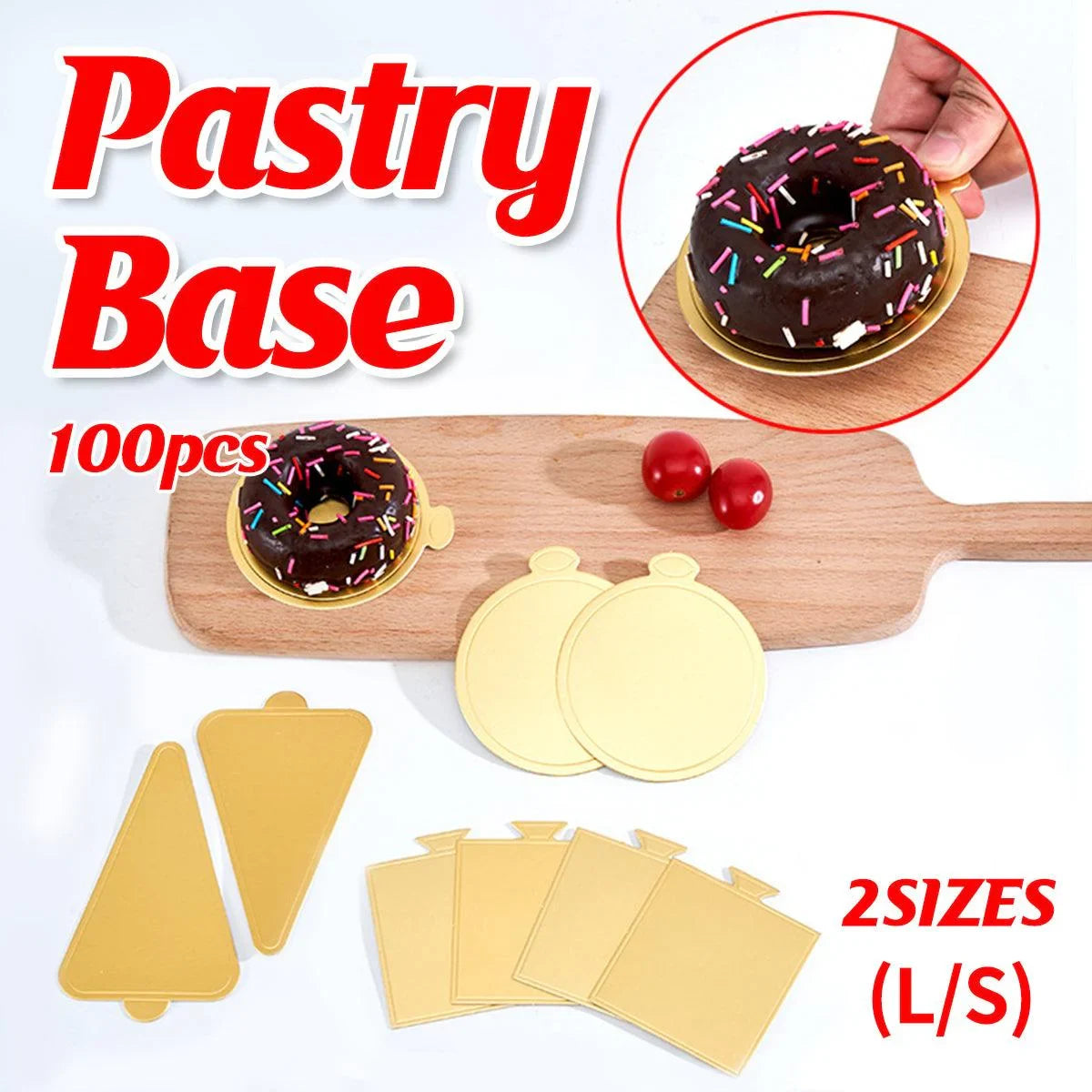 Mousse Cake Baking Paper Base Board 100PCS
