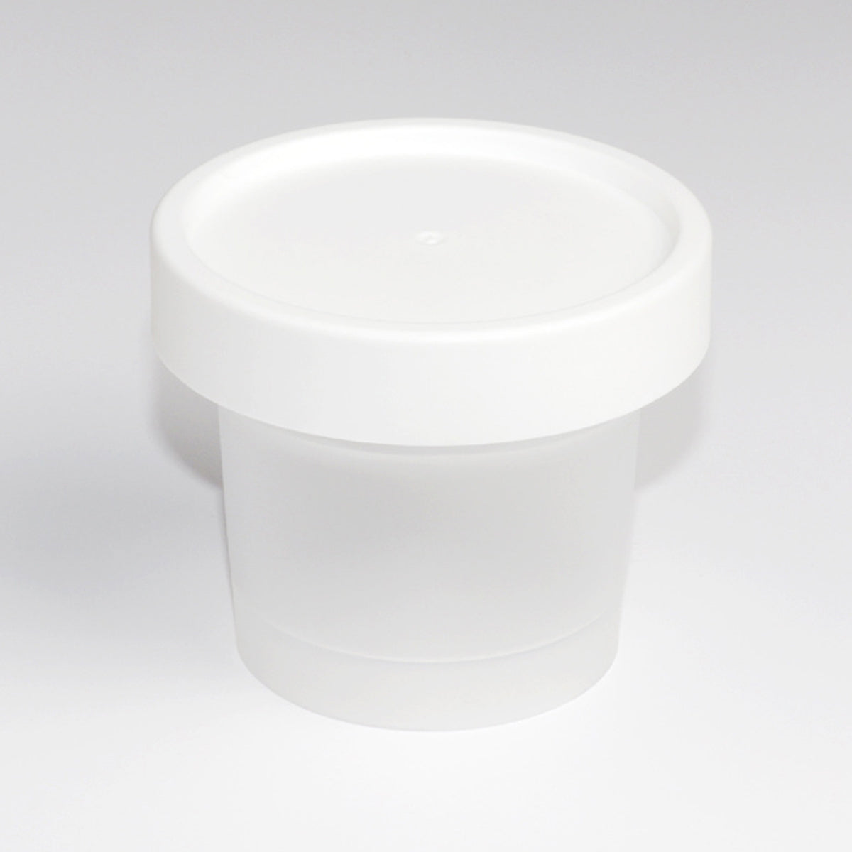 50 Pcs Plastic Cup Packaging Boxes with Lids Ice Cream Pudding Yogurt