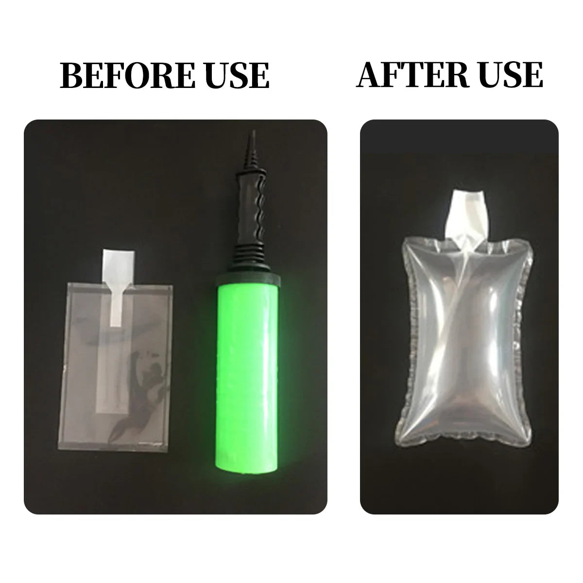 Inflatable Air Column Bags Bubble Wrap Cushioning 100PCS