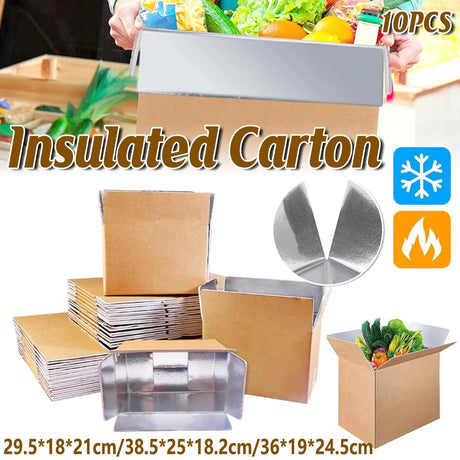 Insulated Carton Cold Chain Packaging Box 10PCS